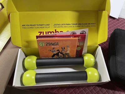 Conjunto de DVD Zumba Fitness Join The Party com bastões de tonificação transformação total do corpo - Imagem 1 de 4