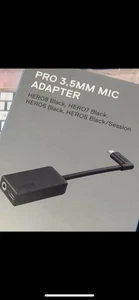 Adaptateur micro microphone GoPro c-3,5 mm pour Hero5-6-7-8-9-10-11-12-13 - Photo 1 sur 1