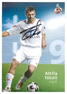 Attila Tököli Autogrammkarte 1 FC Köln Angriff Ungarn Nationalspieler - Bild 1 von 2