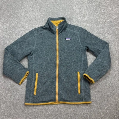 Suéter Patagonia Polar Niños Gris Medio Mejor Cremallera Completa Exterior Jersey Juvenil Foto 1 de 4