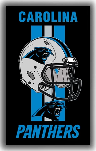 Carolina Panthers Football Team helmet Flag 90x150cm 3x5ft Memorable Best Banner Cover