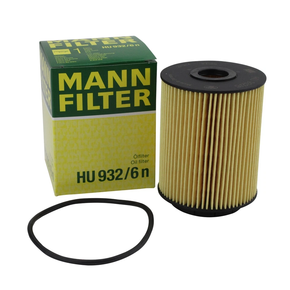 Filtro de óleo do motor Mann HU 932/6 N para VW Corrado Jetta Audi Q7 Porsche Cayenne - Imagem 1 de 4