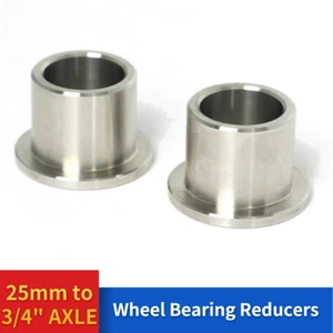 For Harley ID 25mm Wheel Bearing Reducers to 3/4" Axle Reducer Spacers Adapters - Picture 1 of 5