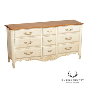 Ethan Allen French Country Style Painted Dresser - Picture 1 of 19