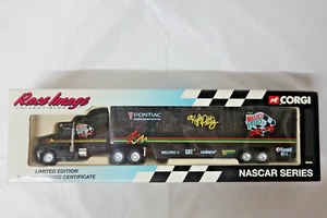 Corgi 98399 Kyle Petty Nascar Series racing Transporter Mello Yellow 1:64 Scale - Picture 1 of 10