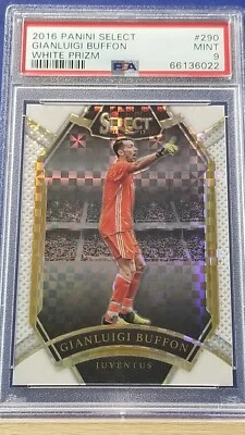 Gianluigi Buffon - 2016 Panini Select White Prizm PSA 9 #23/99 Foto 1 de 2
