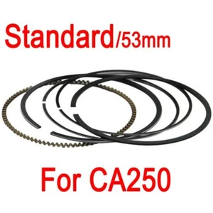 Motorcycle Piston Ring Set For Honda CA250 Rebel 250 STD Standard Bore Size 53mm - Picture 1 of 2
