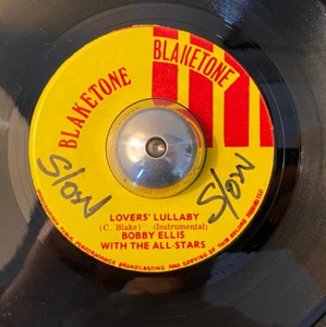 BOBBY ELLIS - BLAKETONE - LOVER’ LULLABY - DRED PIANO DUB 45RPM RARE VG+ - Bild 1 von 3