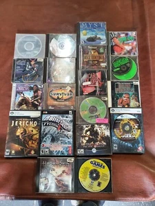 PC Video games disc only lot of 19 games PC, Windows, Oni, Jericho, Star wars - Picture 1 of 11