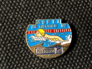 b PINS PIN ENAMEL POST LA POSTE ASPTT SPORT FRANCE TELECOM 1992 NATATION - Picture 1 of 1
