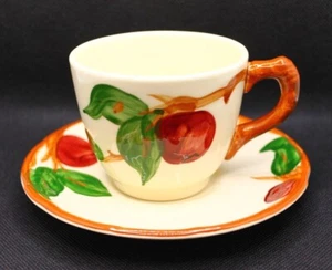 Franciscan Ceramics Apple Pattern Cup & Saucer Set Earthenware USA - Picture 1 of 12