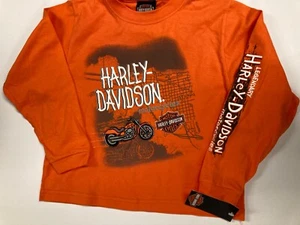 Harley Davidson Youth Boys NEW Size 6 ***UNIQUE Lettering- Made in Brazil - Picture 1 of 4