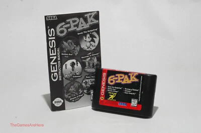 Genesis 6-Pak - Sega Genesis, 1995 No Box - Image 1 of 4