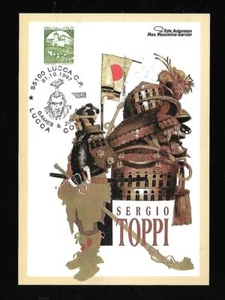 Lucca Comics and Games 1997 Sergio Toppi Auf dem Wind des Abenteuers. - Bild 1 von 2
