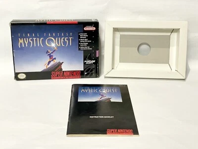 Final Fantasy Mystic Quest SNES Good Condition Box & Manual Only - No Game - Image 1 of 4