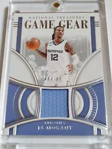 2023 Panini National Treasures Ja Morant #PATCH /99 Game Gear Jersey - Rare - Picture 1 of 4