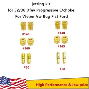 For 32/36 Dfev Progressive E/choke For Weber Vw Bug Fiat Ford Jet Kit - Picture 1 of 13