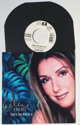 CELINE DION THAT'S THE WAY IT IS 7" US VINYL SINGLE 45 - FREE CUSTOM PIC SLEEVE - Image 1 of 4