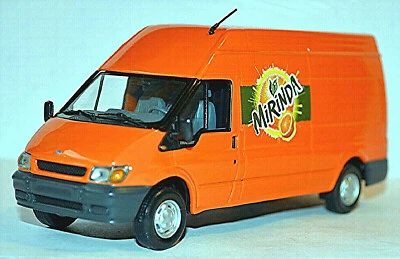 Ford Transit Mirinda Pepsi Kastenwagen 2006-13 Transit ’06 orange 1:43 Minichamp - Bild 1 von 3