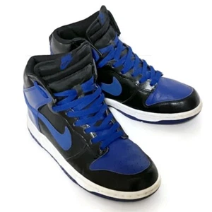 Nike Dunk High Black "Old Royal" (2012) Black Blue White 317982-049 Men's Size 9 - Picture 1 of 11