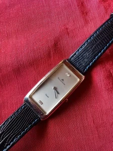 MAURICE LACROIX SWISS TANK 47110 White Gold Electropl. Diamond dial Men's Watch - Picture 1 of 18