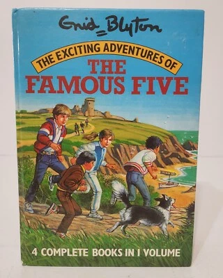 Exciting Adventures of the Famous Five By Enid Blyton VINTAGE 4 Books in 1 (A2) - image 1 of 4