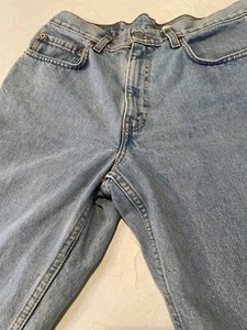 Vintage Levis 550 Gray Jeans 34x34 Red Tab Relaxed 100% cotton made in Colombia - Picture 1 of 3