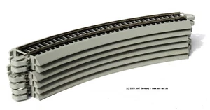 Bachmann H0 44501-A - E-Z Track-Set - 6x Curved Track, no OVP - Picture 1 of 3