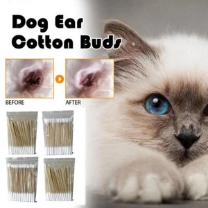 50pcs Dog Cat Ear Cotton Buds Ear Wax Removal for healthcare of Pets’ ears... - Picture 1 of 18