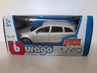 Modellino Statico Audi Q7 (2011) BBurago Auto Argento Scala 1:43 - Immagine 1 di 2