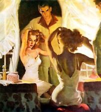 Gil Elvgren Vintage Girl Being Admired 11x14 Reproduction Giclee Print #129