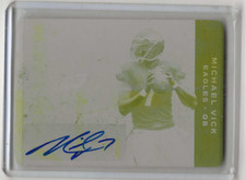 2011 Panini Plates & Patches Michael Vick Printing Plate Auto # 1/1 Eagles