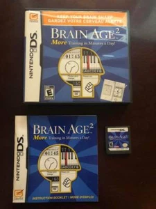 Brain Age 2: More Training in Minutes a Day (Nintendo DS, 2007) - COMPLETE - Picture 1 of 1