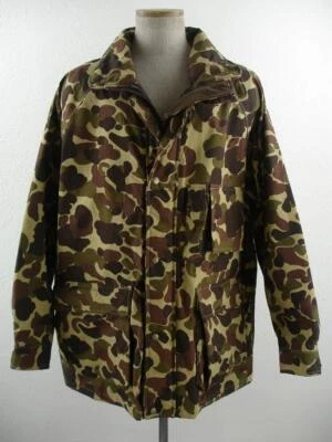 Men's L Gamehide Waterproof Duck Hunter Camo Camouflage Hunting Jacket Long Coat - Image 1 of 4