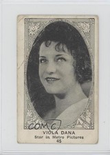 1921 American Caramel Movie Actors and Actresses E123 120 Back Viola Dana 0b0