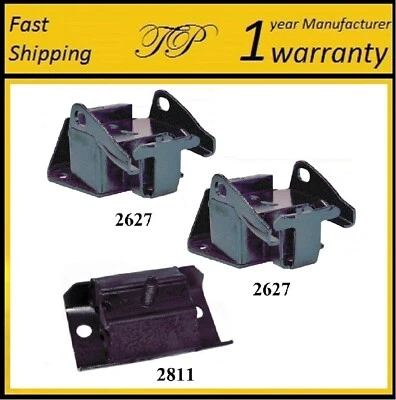 3PCS MOTOR & TRANS MOUNT FOR GMC S15 4.3L 1988-1990, SONOMA 4.3L 2WD 1991-1995 - Image 1 of 4