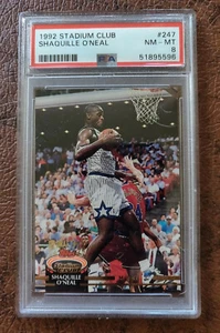 Shaquille O'Neal 1992 Stadium Club #247 RC PSA Graded NM-MT 8 - Bild 1 von 8