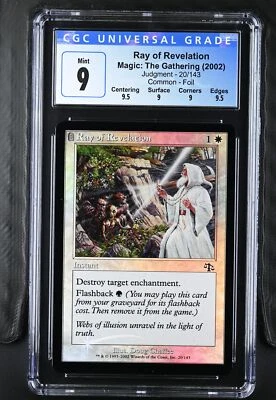 RAY OF REVELATION Judgment Foil C CGC 9 Q++ MTG [Nostalgium] - Image 1 of 2