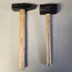 Hazet 2143 Rubber Mallet & 2140-8 Machinist's Hammer - Picture 1 of 19
