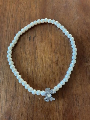 Miu Miu Crystal-Embellished Faux- Pearl Necklace - Image 1 of 4