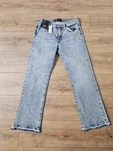 GAP High Rise Slim Kick Fit Blue Jeans Crop Damen Gr. 2 26R Stretch Neu mit Etikett - Bild 1 von 6