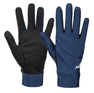 Mizuno Hombres FB Guantes de Campo Deportes Azul Marino Correr Casual... - Imagen 1 de 4