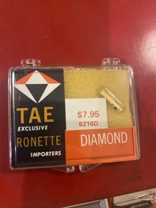 TAE RONETTE Diamond Needle, 6216D, N351-1D, 713D, 2733D Vintage New - Picture 1 of 2