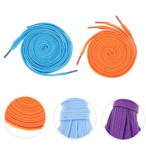  12 Pairs of Replacement Flat Shoelaces Shoe Laces Strings for Sports Shoes - Picture 1 of 12