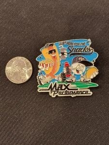 Cooperstown Baseball Trading Pin 2025 Max Performance Just Here For The Snacks - Picture 1 of 2