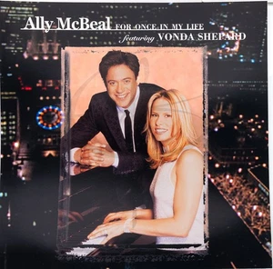 ALLY MCBEAL FOR ONCE IN MY LIFE Album Cover Promo 12x12 Flat Double Sided Poster - Picture 1 of 3