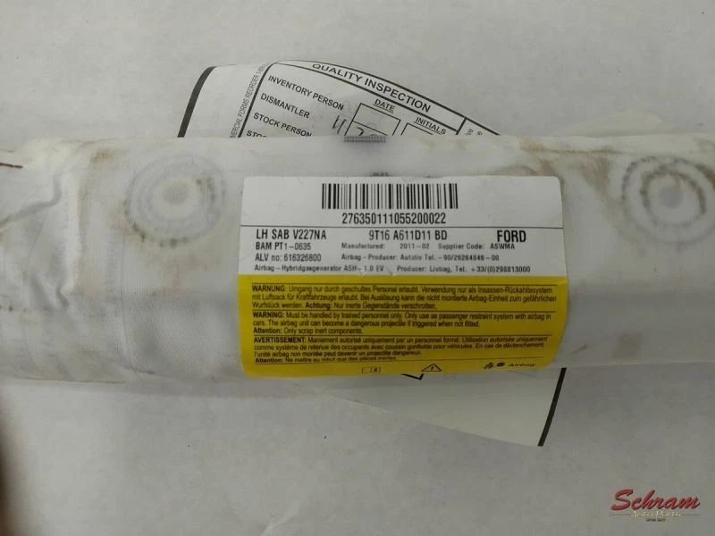 Driver Air Bag Front Driver Seat Fits 10-13 TRANSIT CONNECT 1769322 - Image 1 of 4