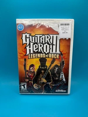 Guitar Hero III: Legends of Rock(Nintendo Wii)– BRAND NEW SEALED (Game Only) - Image 1 of 2