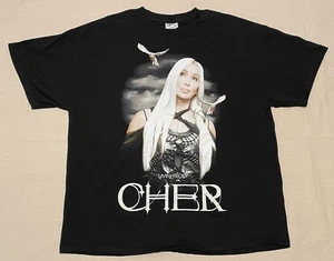Vintage 03 CHER LIVING PROOF Farewell TOUR Concert T-Shirt Double Sided Size 2XL - Picture 1 of 20