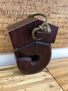 Gancio per bollitore vintage giapponese in legno vintage JIZAIKAGI IRORI KK1 - Foto 1 di 10